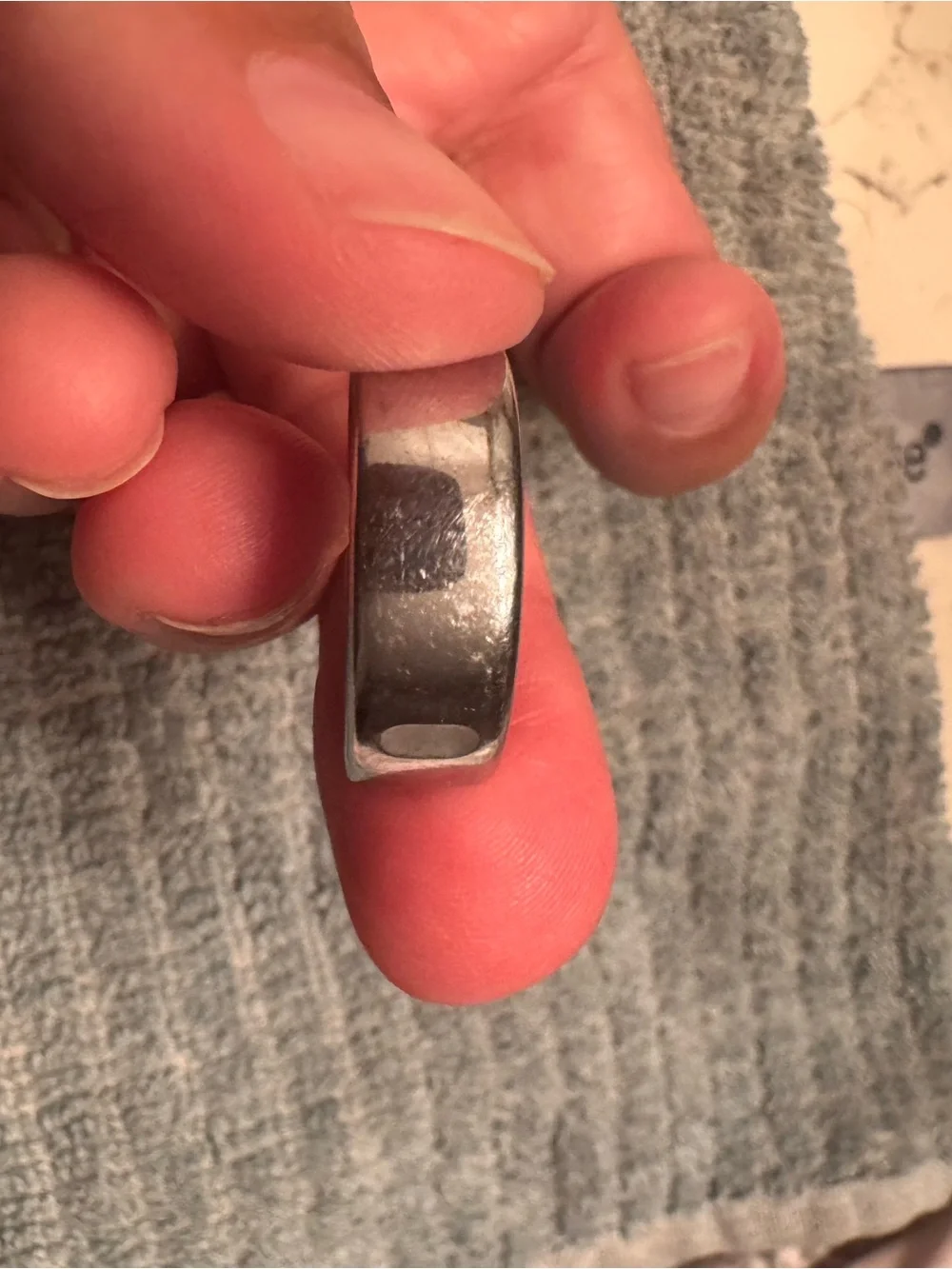 Oura Horizon Ring in Silver Finish - Size 8